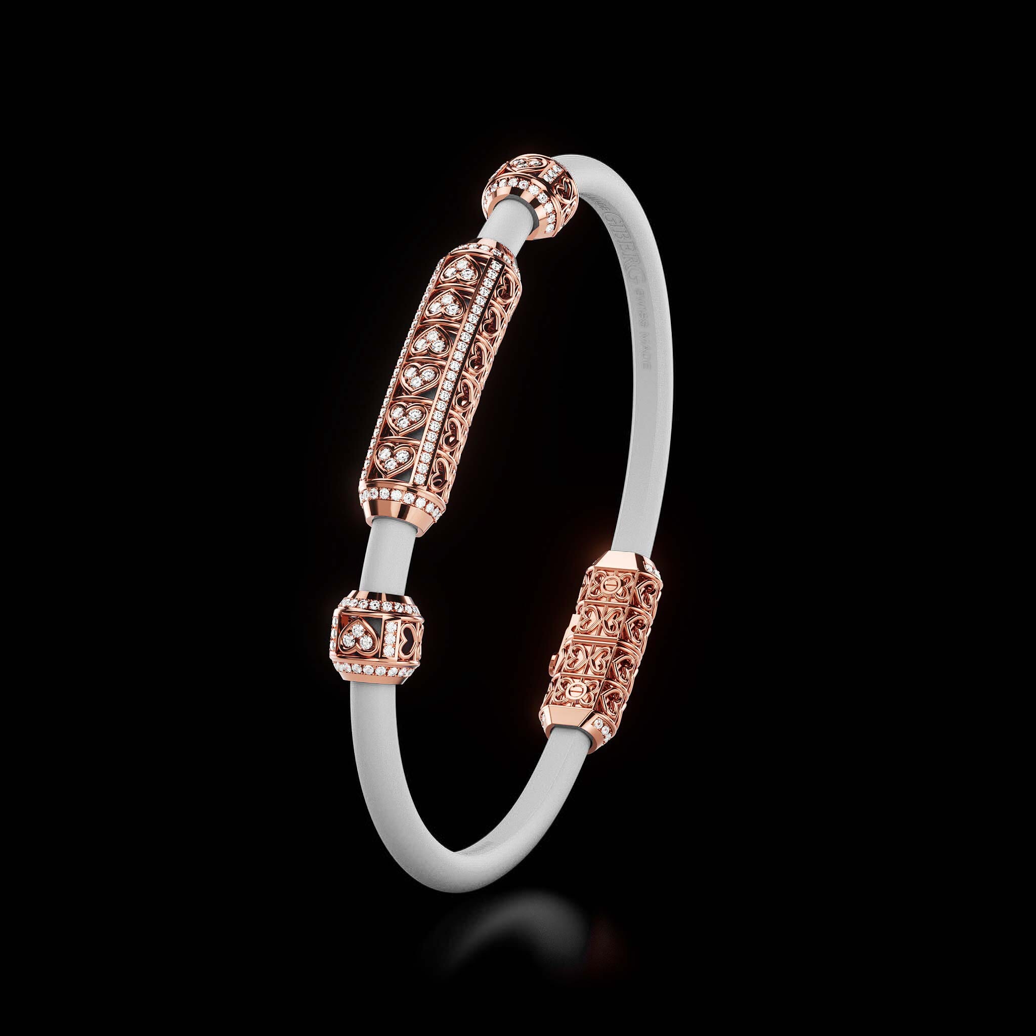 Single Bracelet Amphora, Red Gold