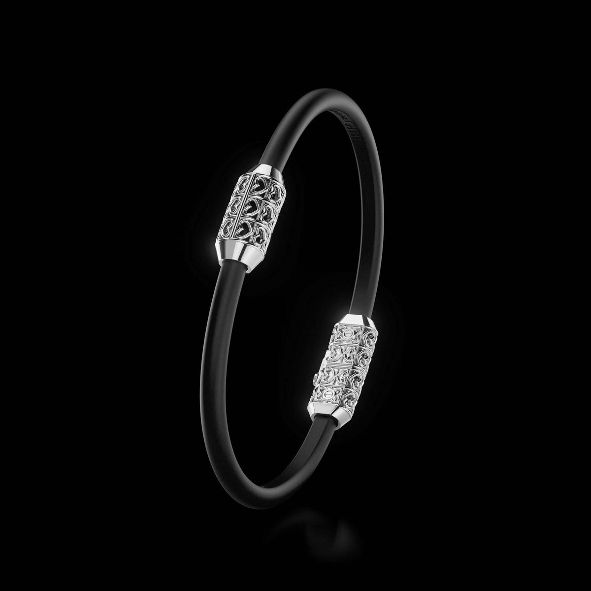 Single Bracelet Amphora, White Gold