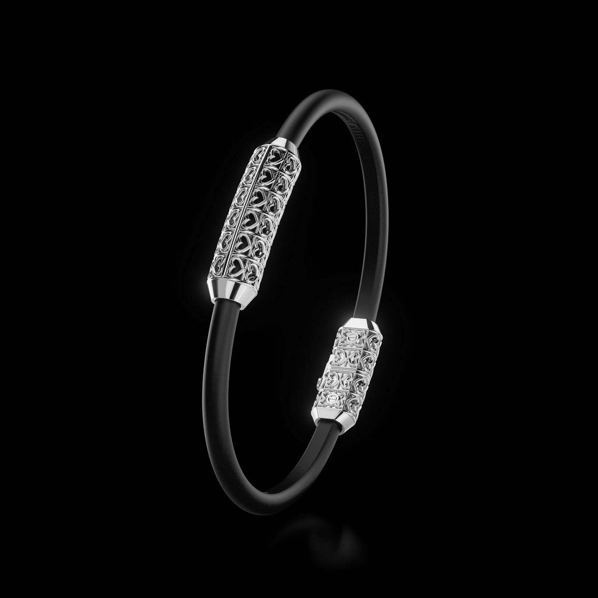 Single Bracelet Amphora, White Gold