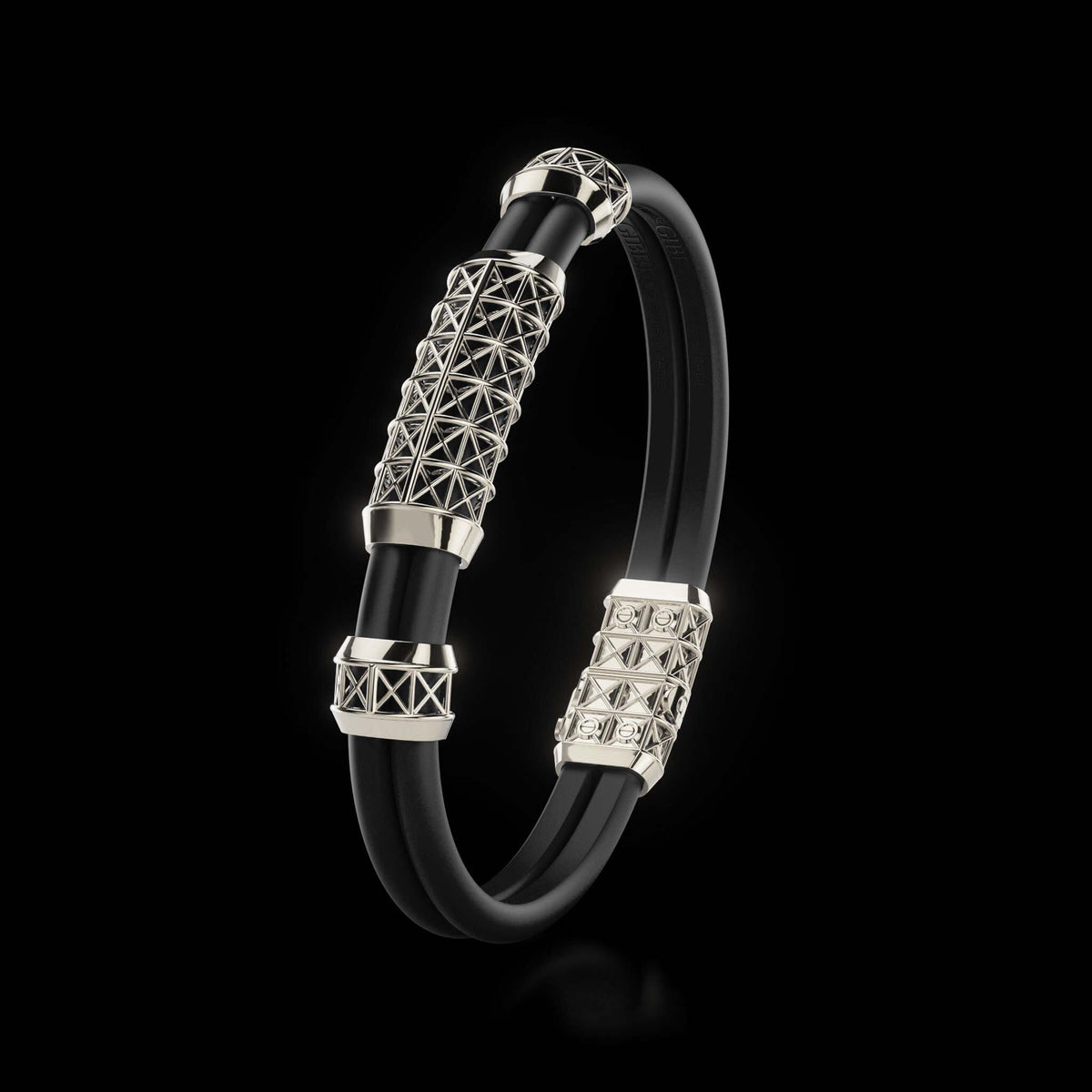 Double Bracelet Gladius, Platinum