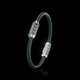 Single Bracelet Gladius, White Gold