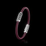 Single Bracelet Gladius, White Gold