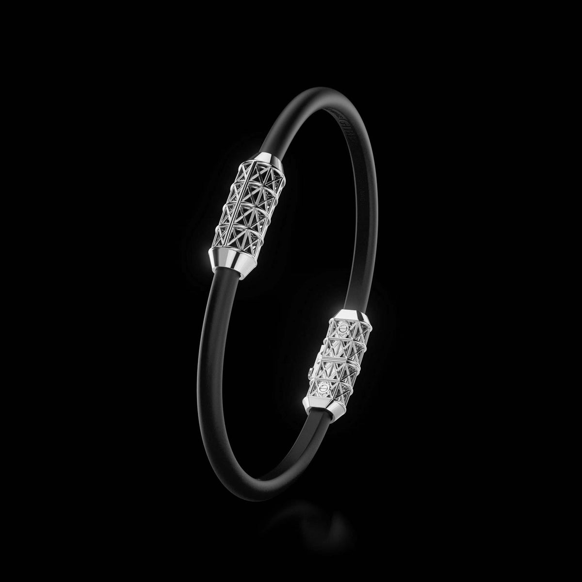Single Bracelet Gladius, White Gold