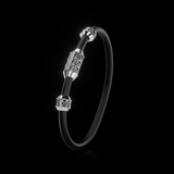 Bracelet Eldur, White Gold 17 Diamonds