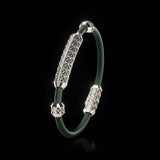 Single Bracelet Gladius, Platinum, 37 Diamonds