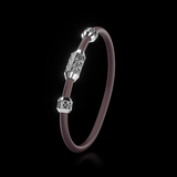 Bracelet Eldur, White Gold 17 Diamonds