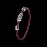 Bracelet Eldur, White Gold 17 Diamonds